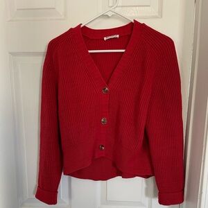 Reformation Red Women's Cardigan